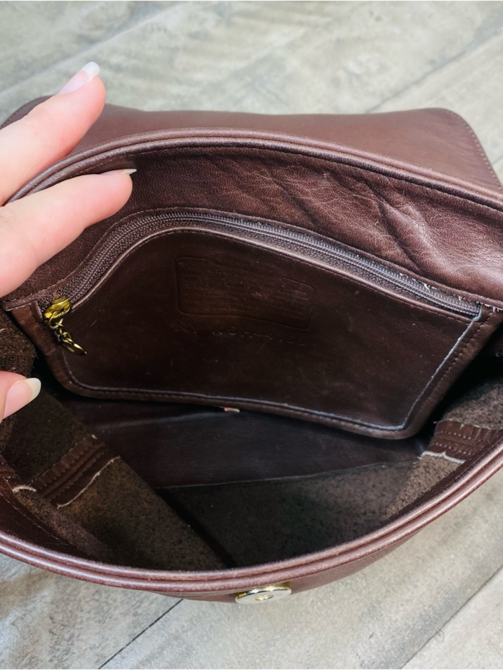 Coach Soho Legacy Top Handle Bag (Style No. 4158) Vintage Brown Leather - Picture 9 of 10